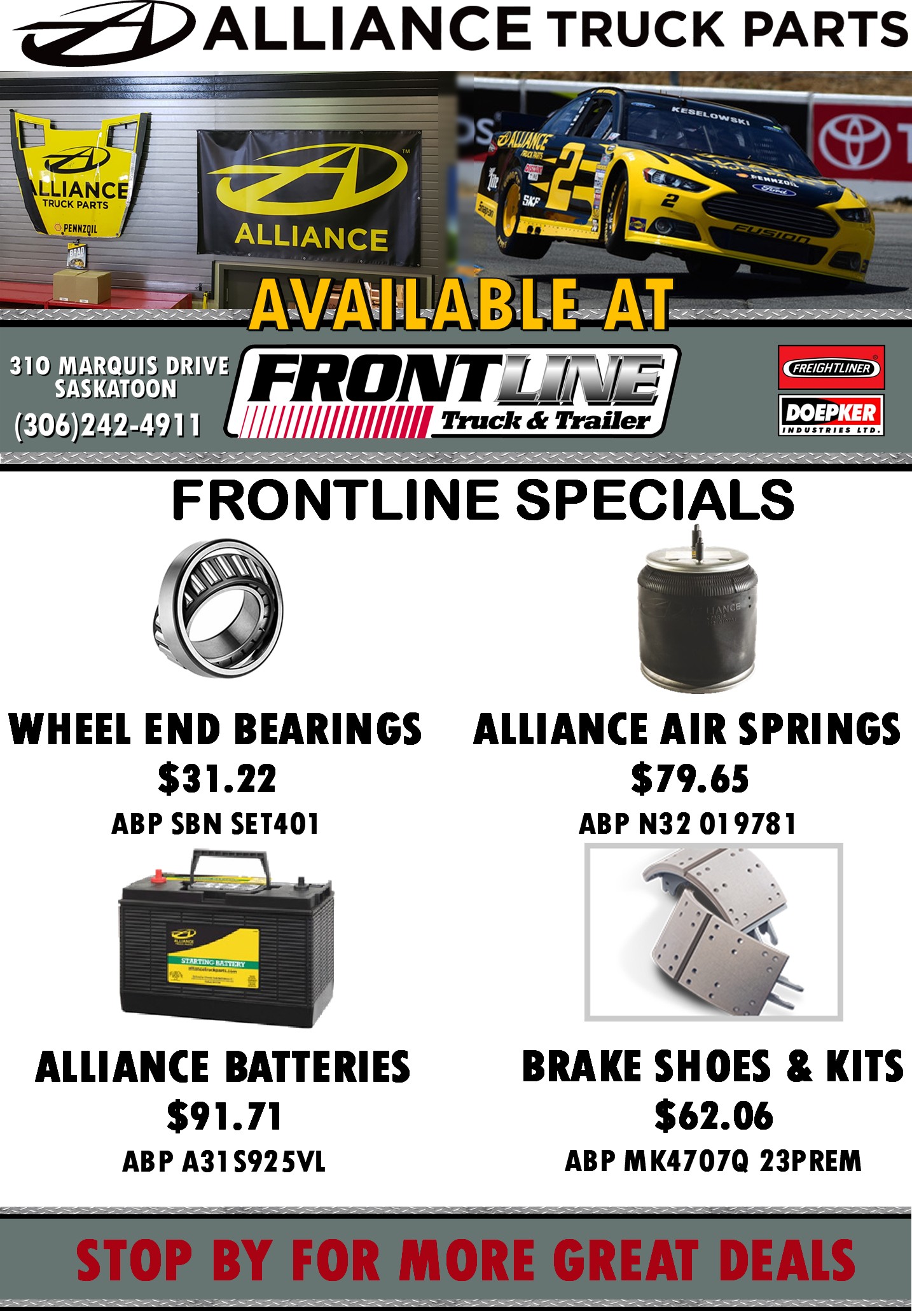 Parts Flyer | Frontline Truck & Trailer